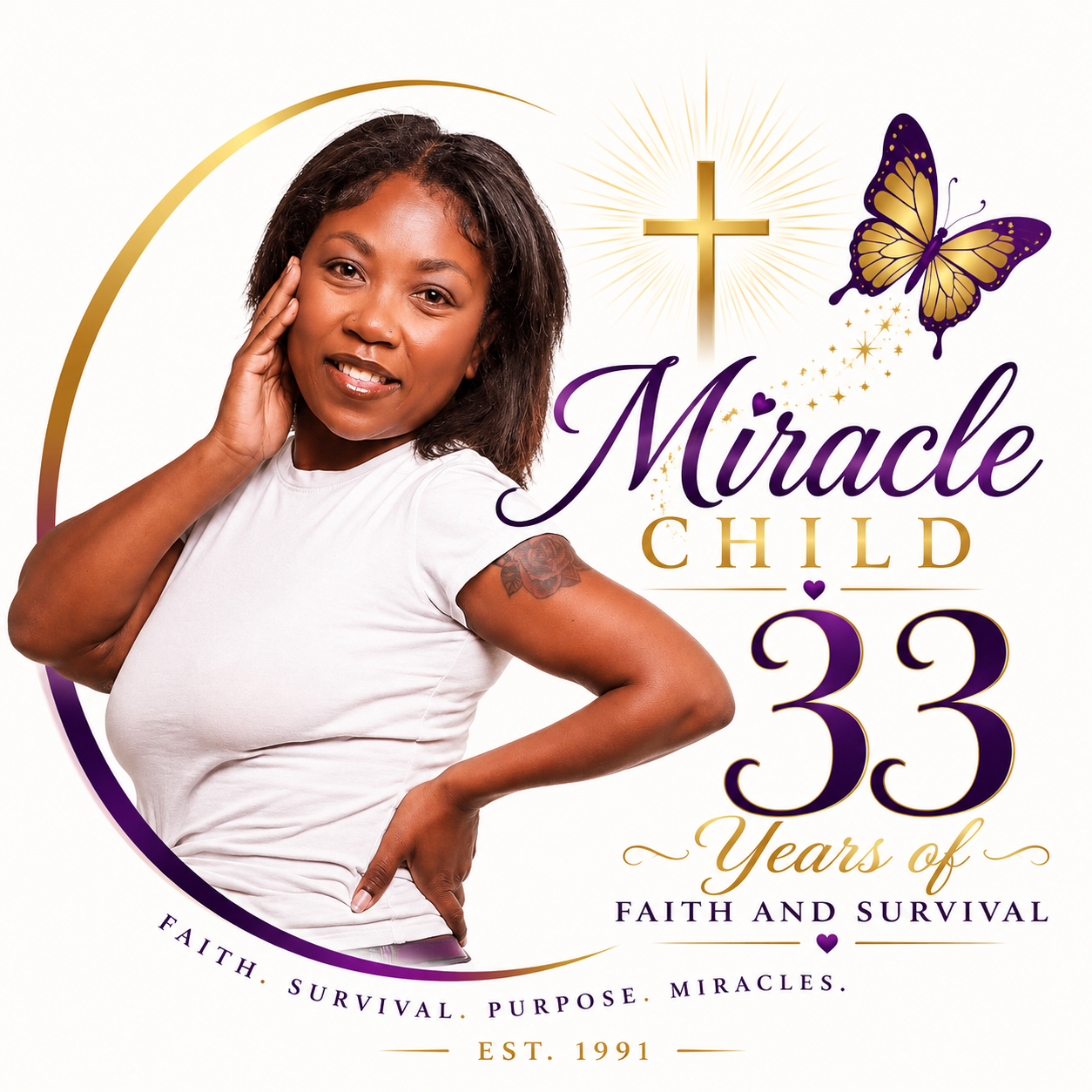 Miracle Child — 33 Years of Faith and Survival official brand